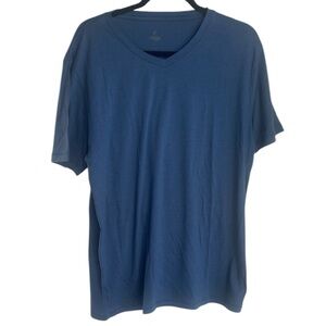 Ridge Merino Wool Blend V-Neck T-Shirt Large Short Sleeve Base Layer large NWT
